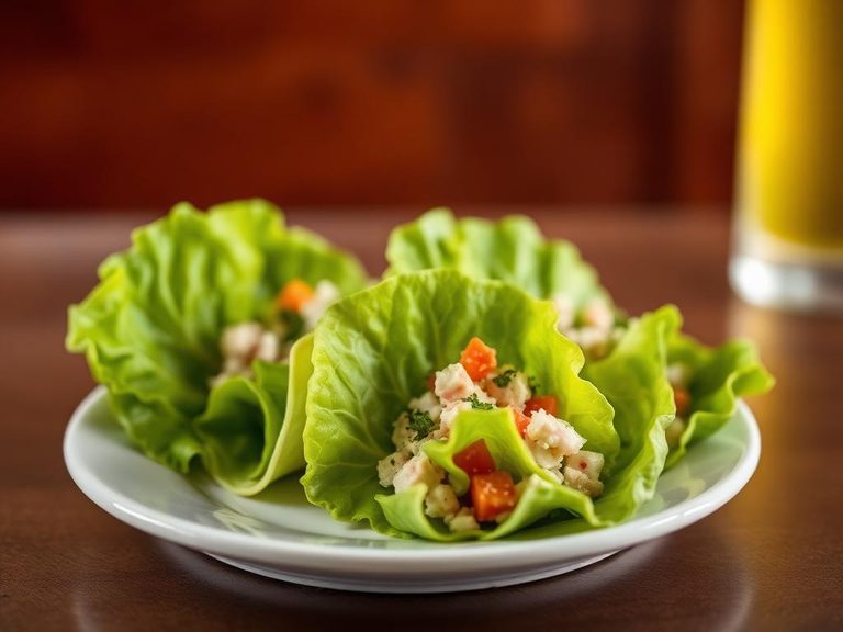 Crab Salad Lettuce Wraps
