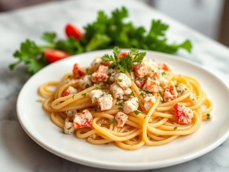 Crab Salad Pasta