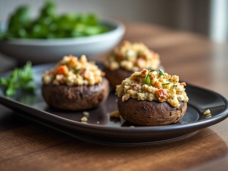 Crab-Stuffed Mushrooms