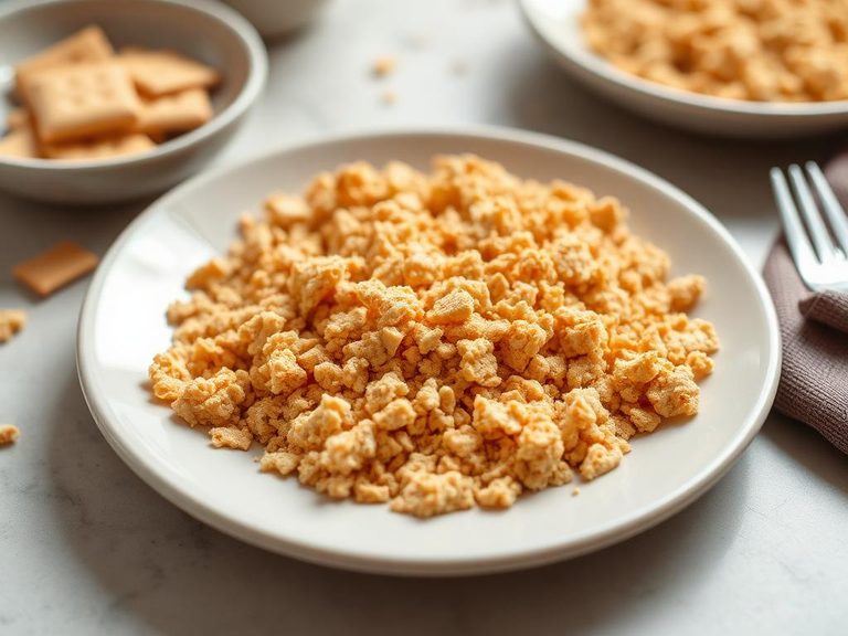 Cracker crumbs as a pie crust or casserole topping