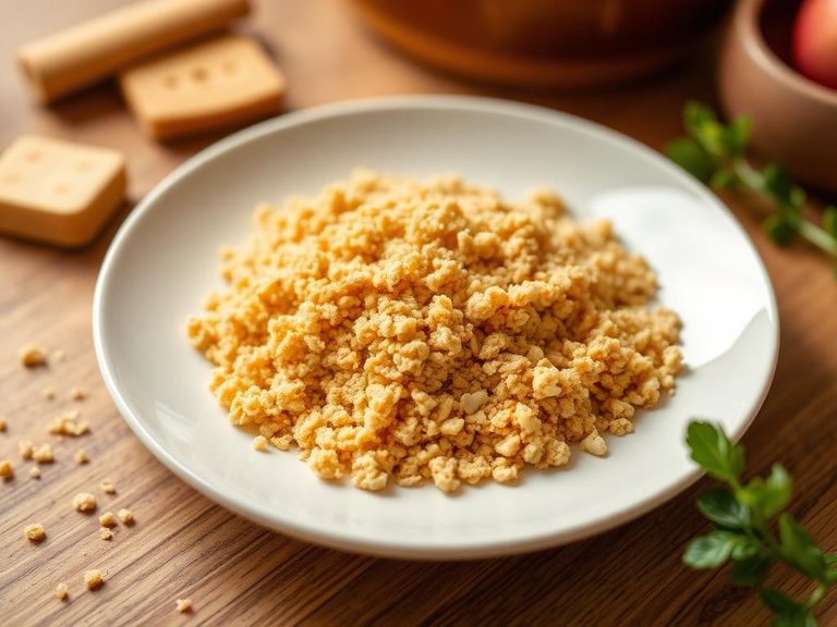 Cracker crumbs for casserole topping