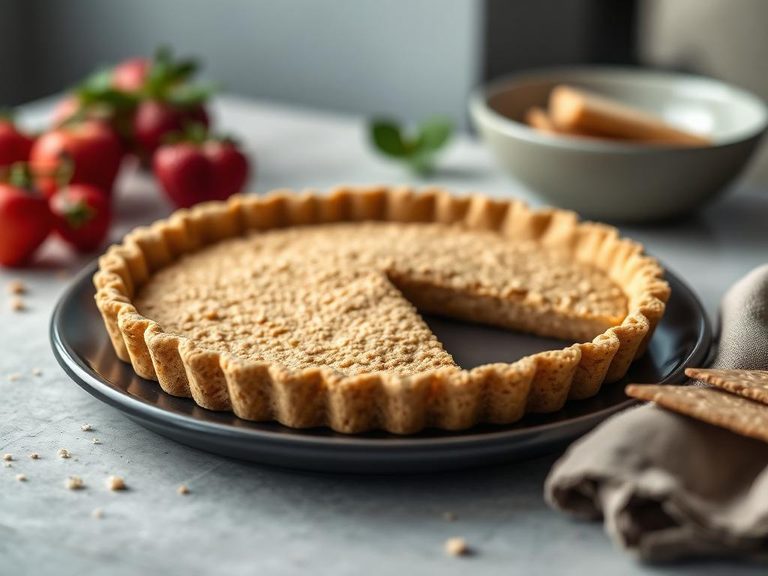Cracker crust for cheesecake or pie