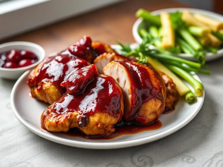 Cran Cherry Glazed Chicken