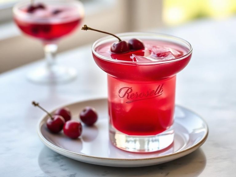 Cran Cherry Vodka Cocktail