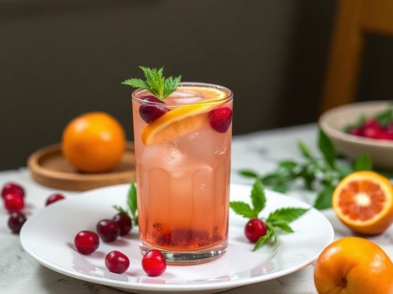 Cranberry-Apricot Spritzer