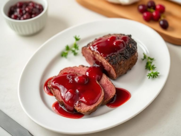 Cranberry Glaze for Meats