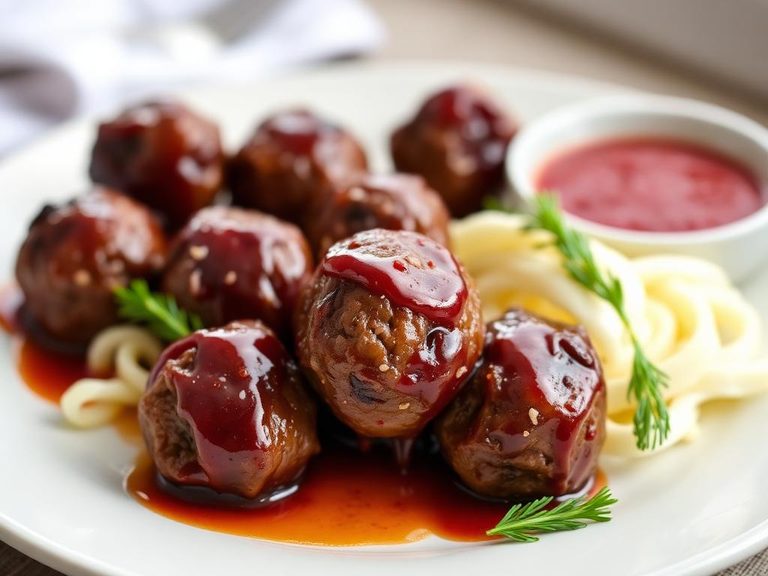 Cranberry Glazed Meatballs