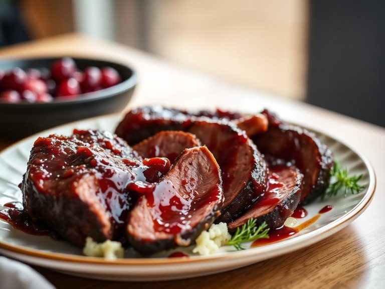 Cranberry Glazed Meats