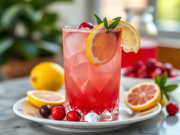 Cranberry Lemonade Vodka Cocktail
