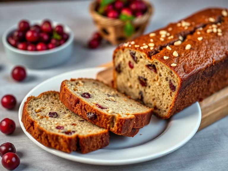 Cranberry nut bread