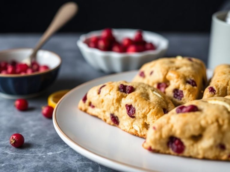 Cranberry-orange scones