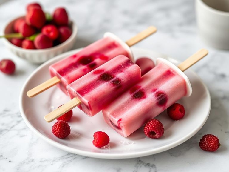 Cranberry Popsicles