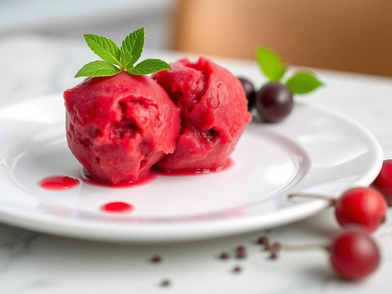 Cranberry Sorbet