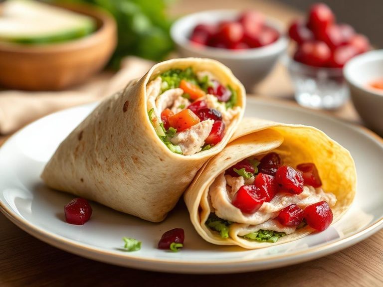 Cranberry Turkey Wrap