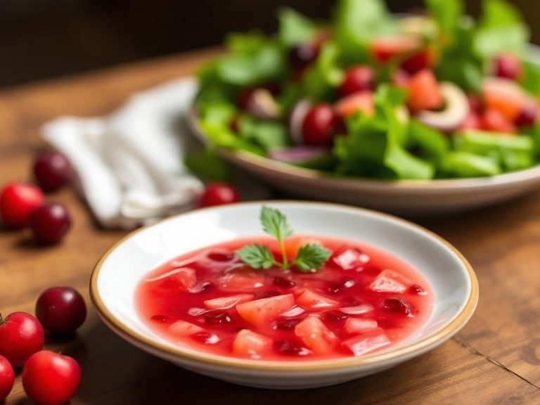 Cranberry Vinaigrette salad dressing