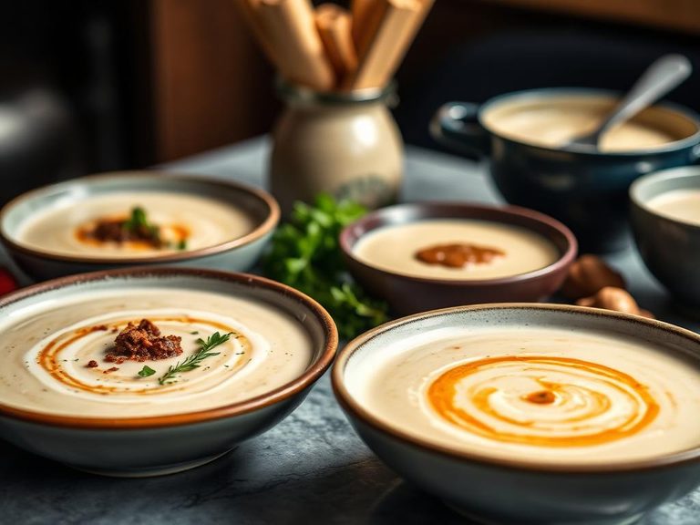 Cream-based soups and sauces