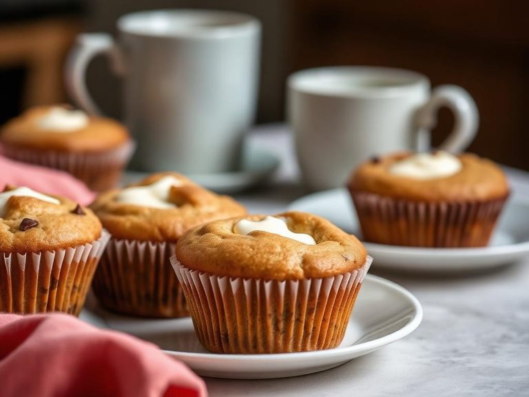Cream Cheese-Filled Coffee Cake Muffins