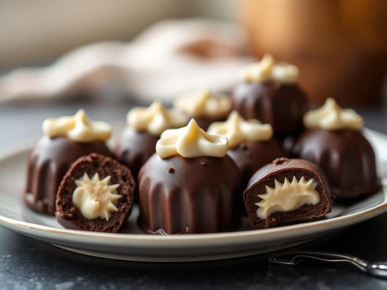 Cream-filled chocolates