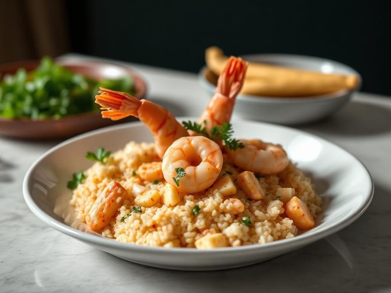 Cream of Shrimp with Rice