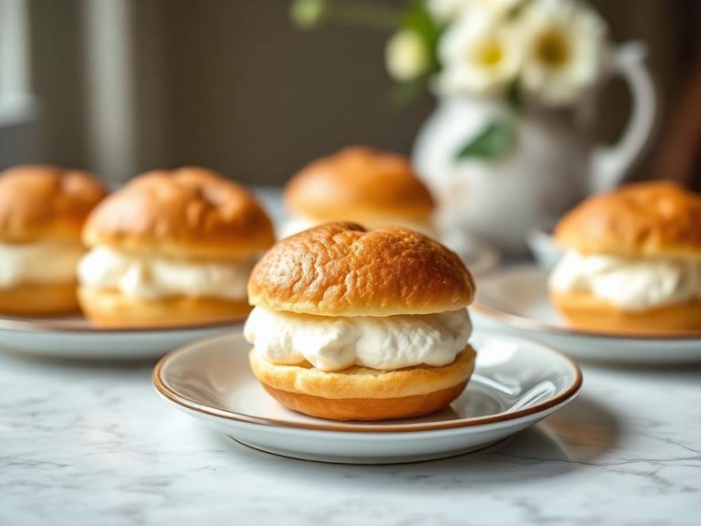Cream puff shells for ice cream sandwiches
