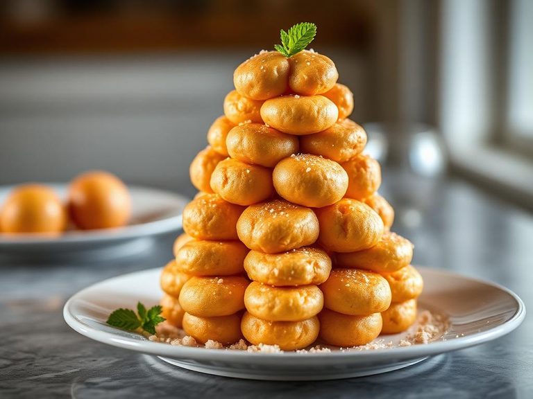 Cream puff tower