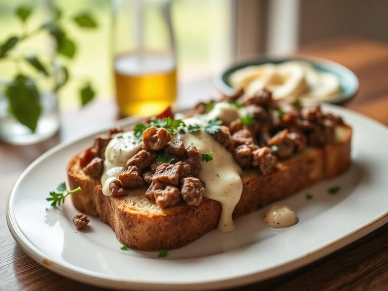 Creamed Chipped Beef on Toast (SOS)