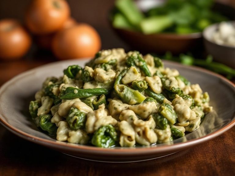 Creamed turnip greens