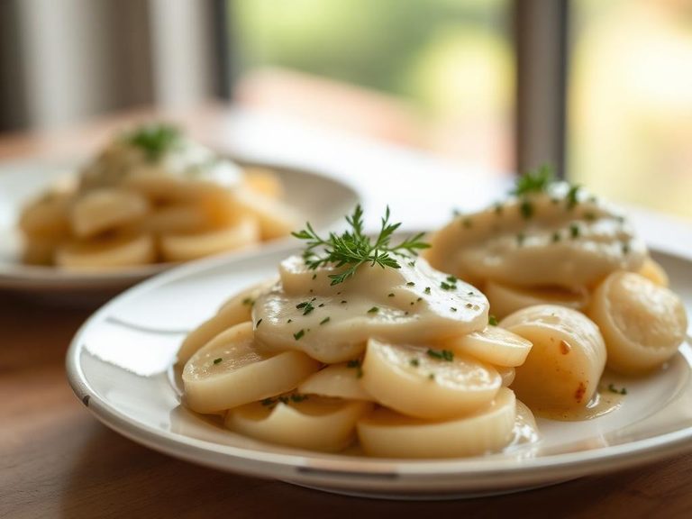 Creamed turnips