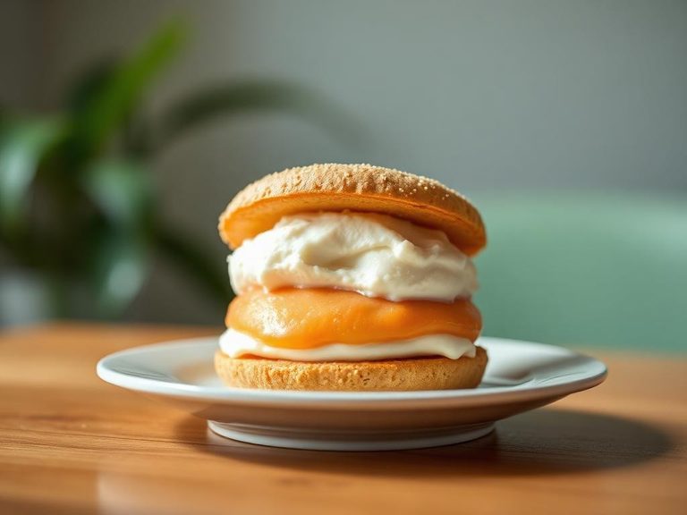 Creamsicle Ice Cream Sandwich