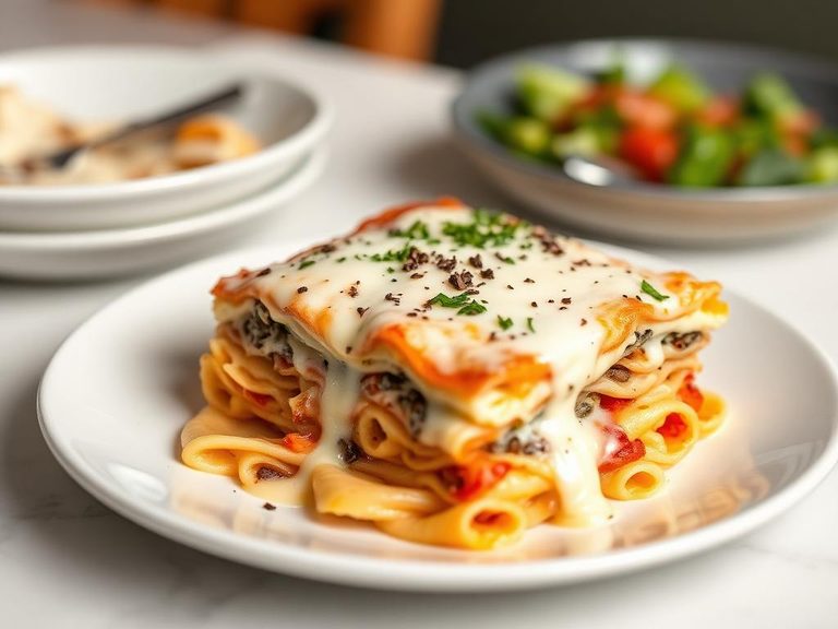 Creamy Alfredo Lasagna