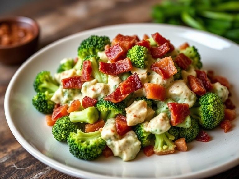 Creamy Broccoli Salad with Bacon