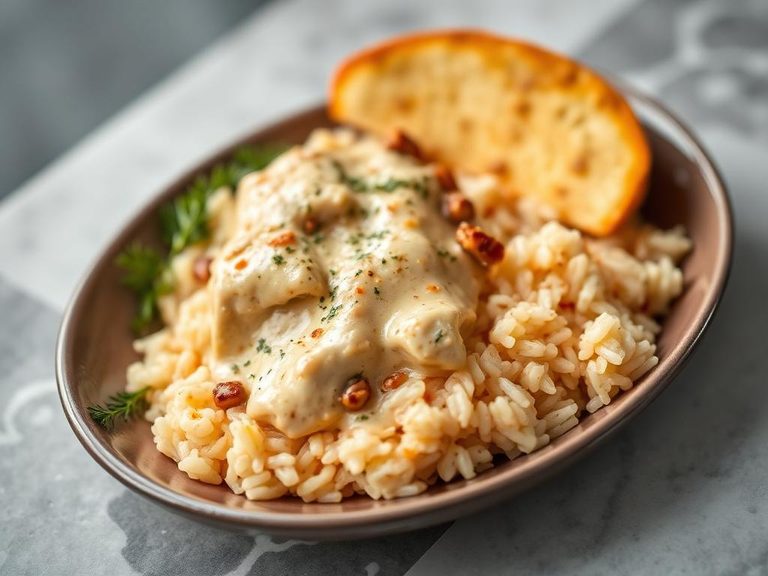 Creamy Chicken and Rice Bake