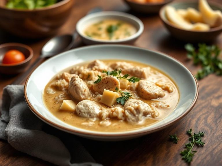 Creamy Chicken and Rice Soup