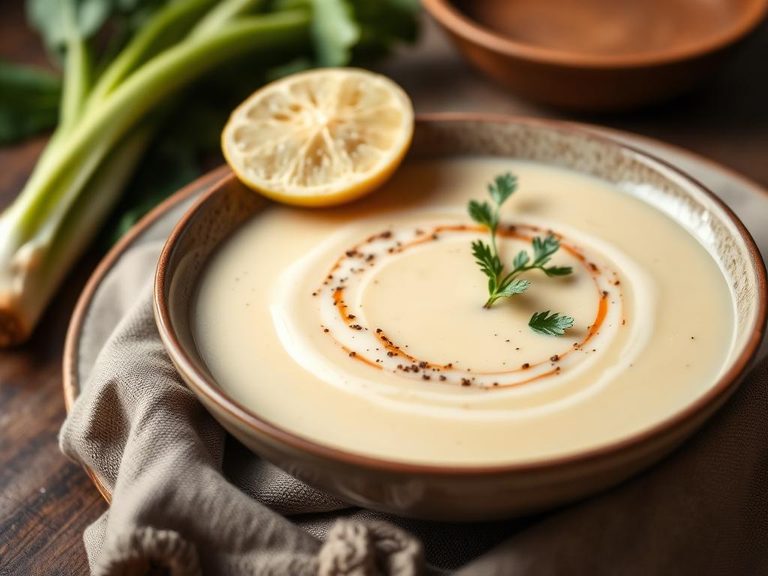Creamy Kohlrabi Soup