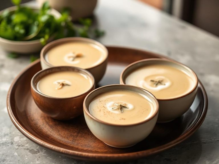 Creamy, low-fat soup bases