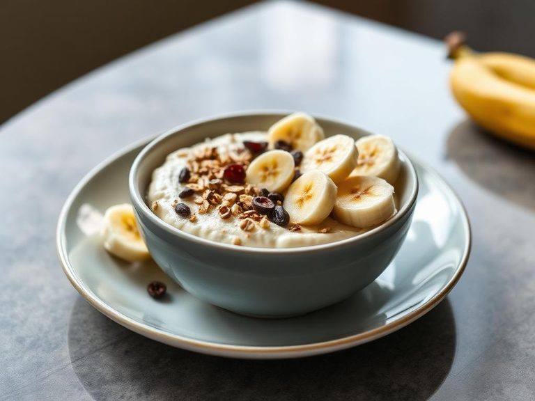 Creamy Oat Banana Bowl