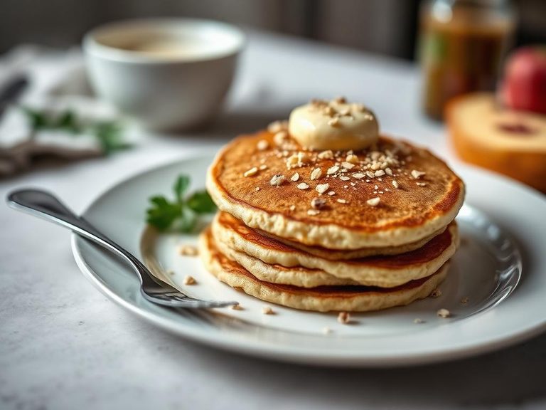 Creamy Oatmeal Pancakes