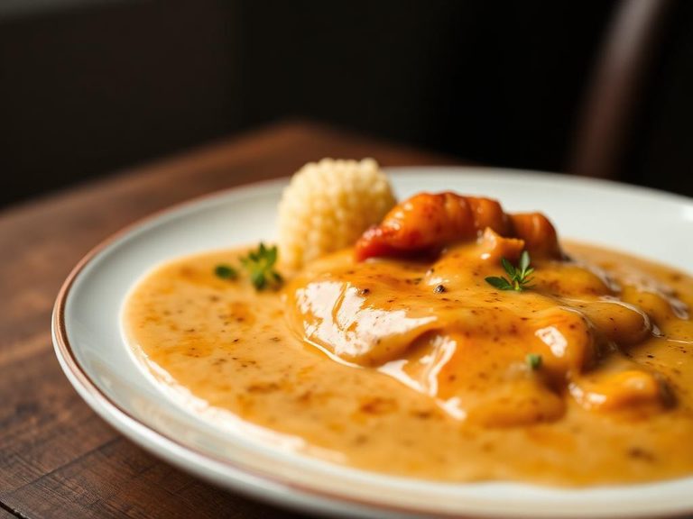 Creamy sauces and gravies