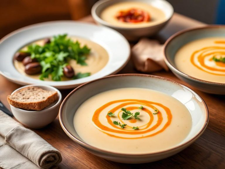 Creamy soups and sauces