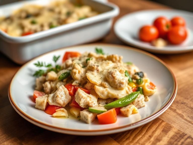 Creamy Tuna and Vegetable Bake