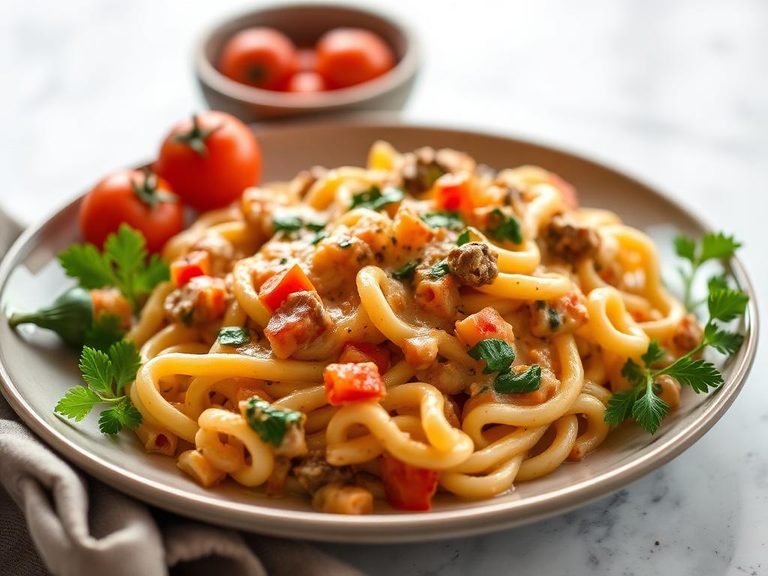 Creamy Vegetable Pasta Bake
