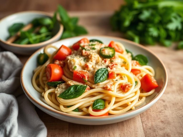 Creamy Vegetable Pasta Primavera