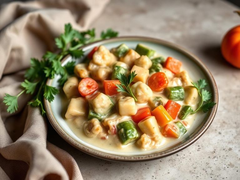 Creamy Vegetable Pot Pie Filling