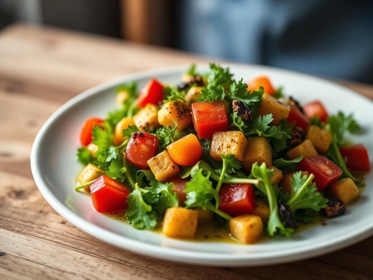 Cress salad with vinaigrette