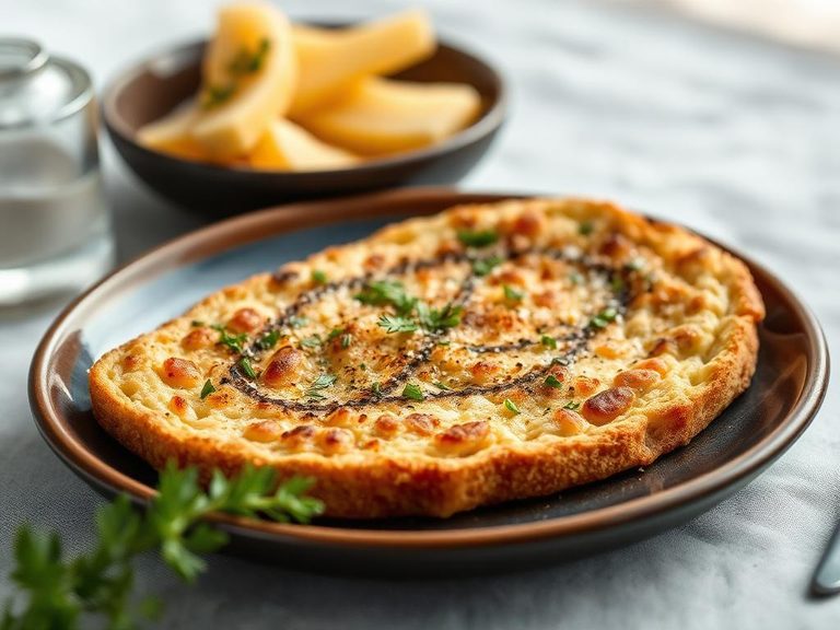 Crispbread with herring