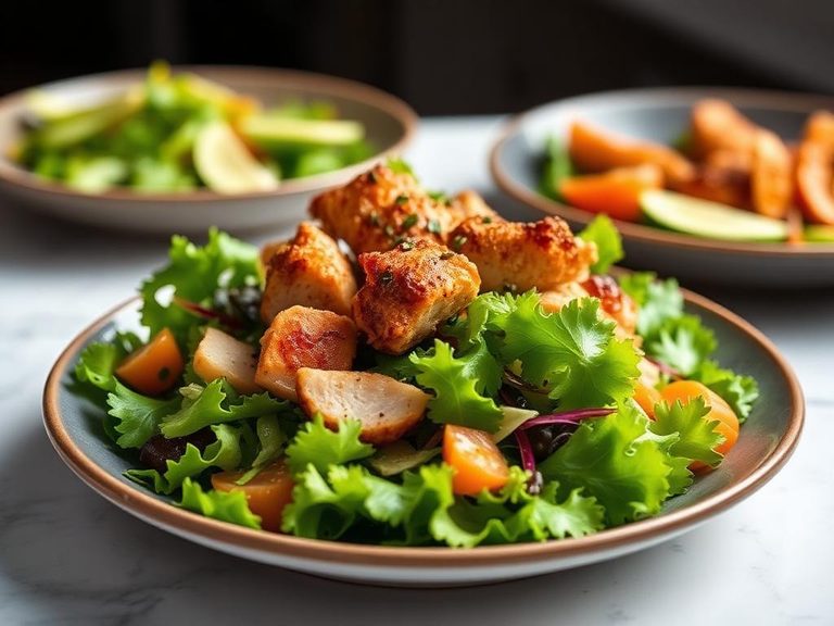 Crispy Chicken Garden Salad