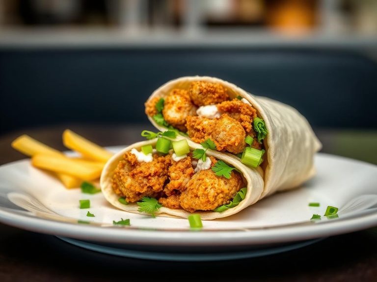 Crispy Chicken Ranch Wrap