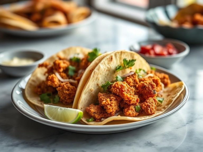 Crispy Croaker Tacos