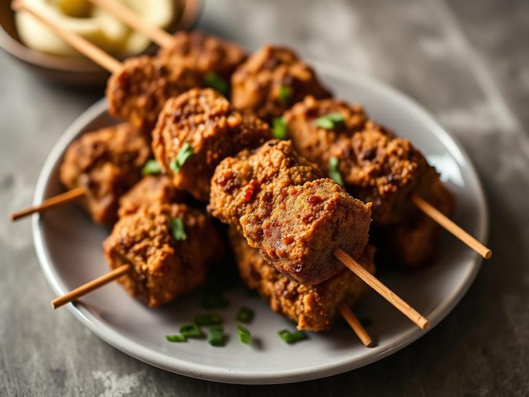 Crispy Sweetbread Skewers