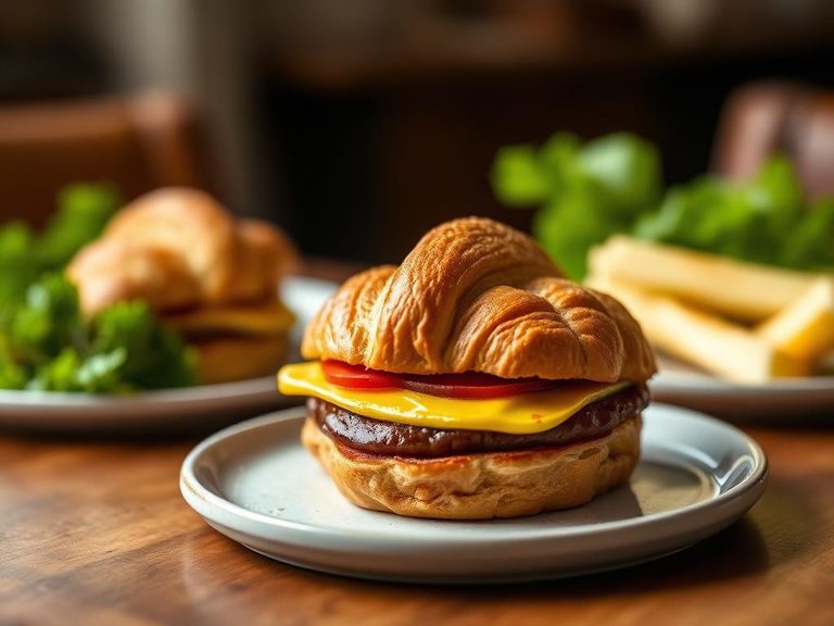 Croissant Breakfast Sandwich